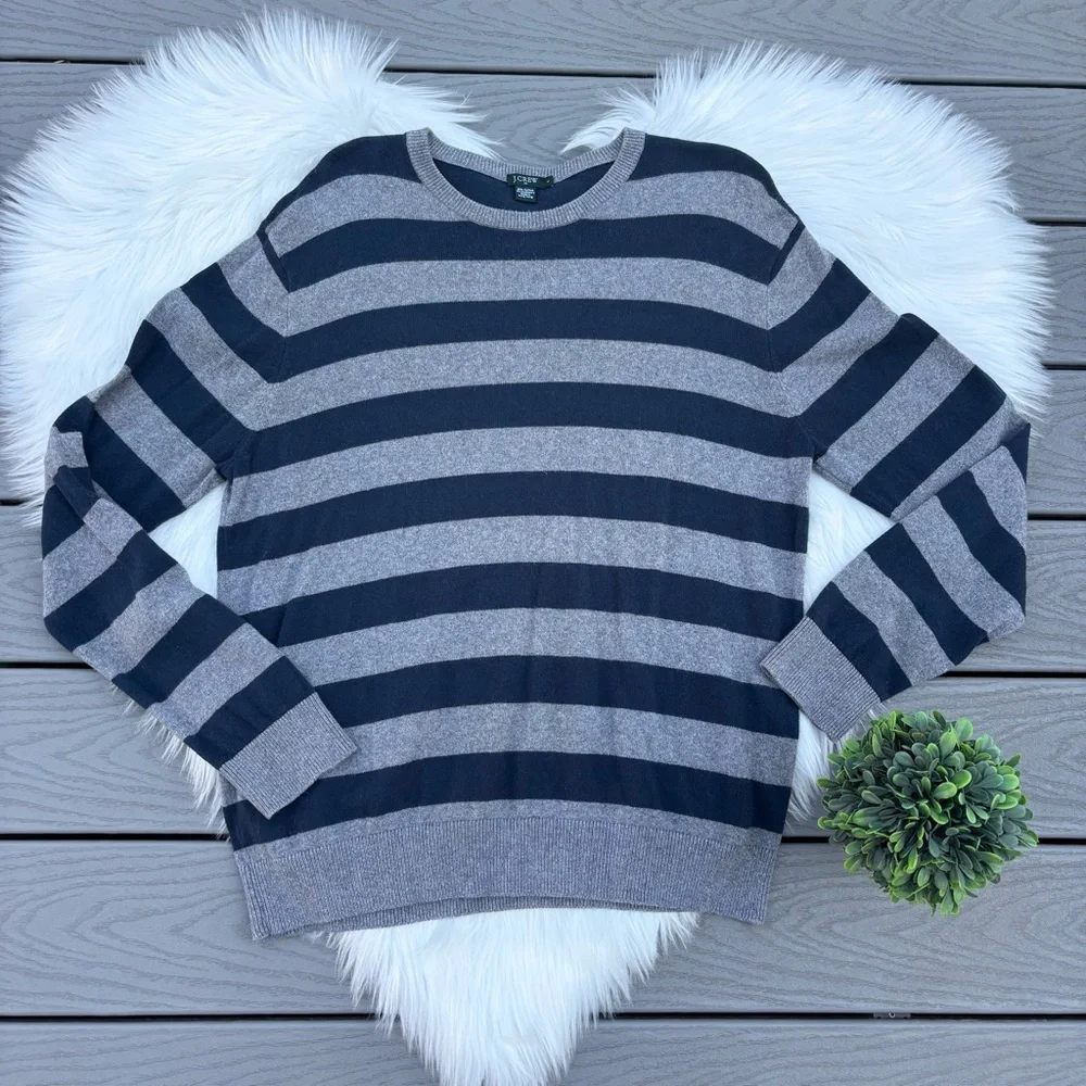 J. Crew Mens Striped Sweater